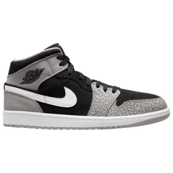 Men's - Jordan AJ 1 Mid SE - Black/Grey/Red