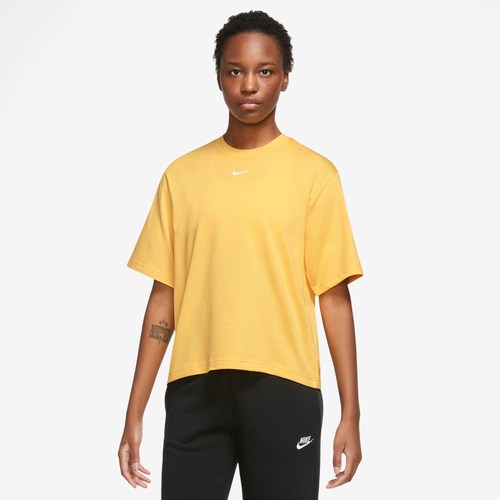 Nike Womens  Nsw Boxy T-shirt In Topaz Gold