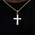 GLD Simple Cross Pendant - Men's Gold