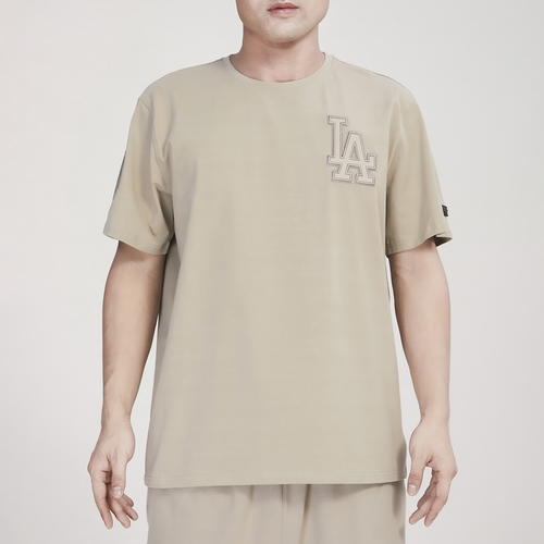 

Pro Standard Mens Pro Standard Dodgers Tonal SJ T-Shirt - Mens Taupe Size M