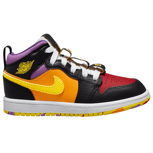 

Boys Preschool Jordan Jordan Air Jordan 1 Mid SS - Boys' Preschool Shoe Univ Red/Black/Opti Yellow Size 03.0