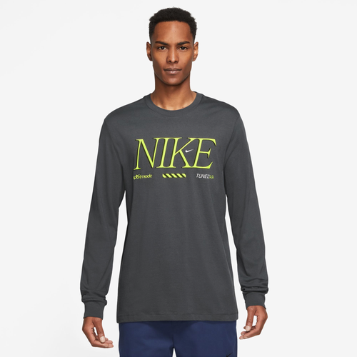 

Nike Mens Nike NSW OC PK4 Long Sleeve T-Shirt - Mens Anthracite/White Size S