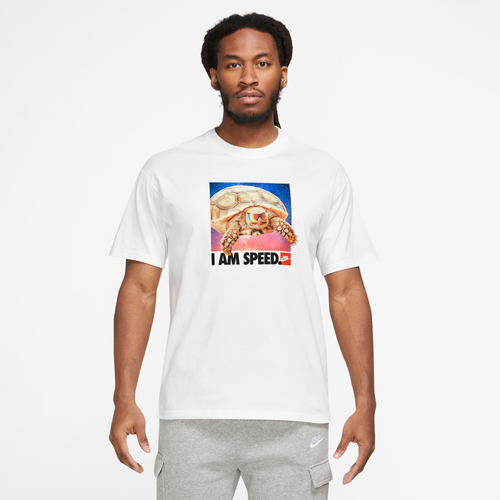 

Nike Mens Nike OC M90 Open Speed Turtle T-Shirt - Mens White/Black Size S