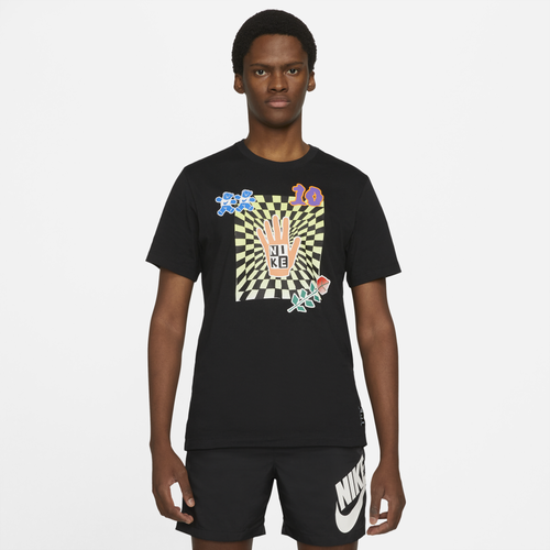 

Nike Mens Nike A.I.R. GX T-Shirt - Mens Black/Multicolor Size L
