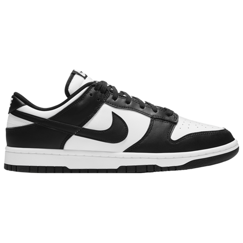 

Nike Mens Nike Dunk Low - Mens Basketball Shoes White/White/Black Size 10.5