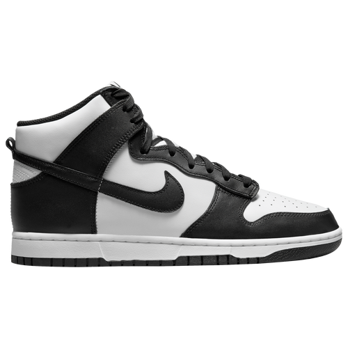 

Nike Mens Nike Dunk Hi - Mens Basketball Shoes White/Black/Orange Size 8.5