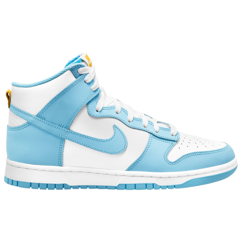 Nike Dunk Hi - Nike White/Blue Yellow
