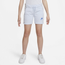 Nike 5 Inch Club Shorts - Girls' Grade School Football Grey/Univ Blue