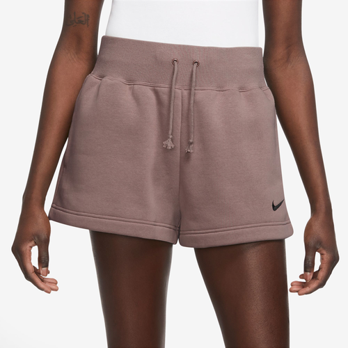 

Nike Womens Nike Fleece HR Shorts - Womens Pink/Black Size M