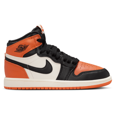 Jordan Pre School Retro 1 High OG - BLACK/SAIL/STARFISH