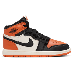 Boys' Preschool - Jordan Retro 1 High OG - Black/Sail/Starfish