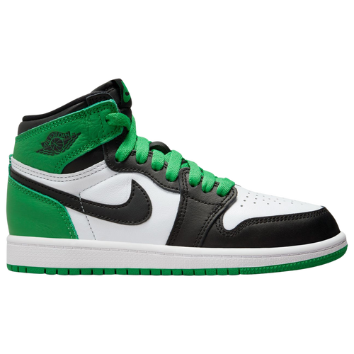 

Boys Preschool Jordan Jordan Retro 1 High OG - Boys' Preschool Shoe Green/White/Black Size 13.0