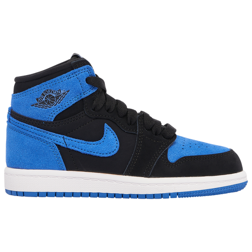 

Jordan Boys Jordan Retro 1 High OG - Boys' Preschool Basketball Shoes Black/Royal/White Size 11.0