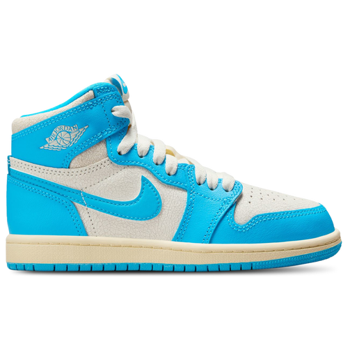 Jordan Pre School Retro 1 High OG - DARK POWDER BLUE/DARK POWDER BLUE/SAIL