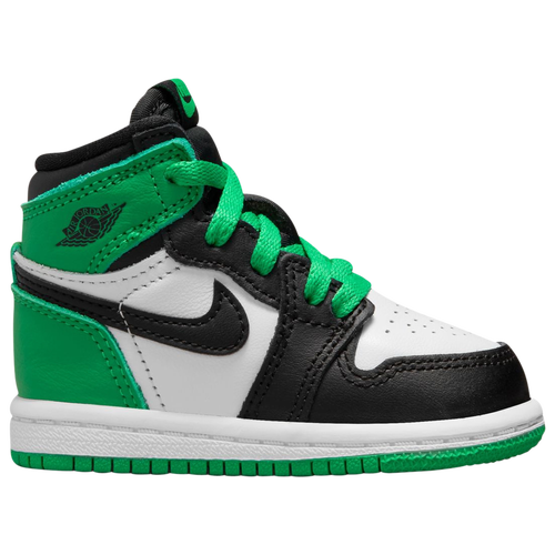 

Jordan Boys Jordan Retro 1 HI OG Remastered - Boys' Toddler Basketball Shoes Black/Green/White Size 6.0