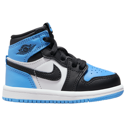 

Boys Jordan Jordan Retro 1 HI OG Remastered - Boys' Toddler Shoe Blue/Black/White Size 05.0