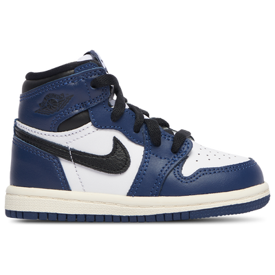 Toddler Jordan Retro 1 High OG RMST  - NAVY/BLACK/WHITE