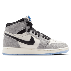 Boys' Grade School - Jordan Retro 1 High OG - Cool Grey/Black/Game Royal