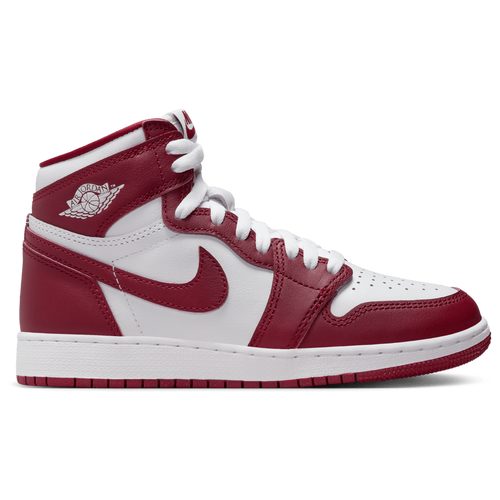 

Jordan Boys Jordan AJ Retro 1 High OG - Boys' Grade School Basketball Shoes White/Team Red Size 3.5