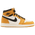 Jordan Retro 1 High OG - Boys' Grade School Yellow Ochre/Black/Sail