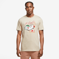 Men's - Jordan Flight Artist Short Sleeve Crew 2 - Rattan/White