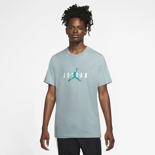 

Jordan Mens Jordan Air Stretch Short Sleeve Crew - Mens Ocean Cube/Washed Teal/Washed Teal Size XL