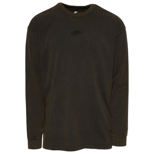

Nike Mens Nike Premium Long Sleeve T-Shirt - Mens Black/Black Size XL