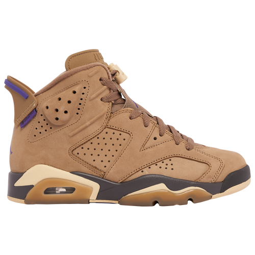 

Jordan Womens Jordan Retro 6 - Womens Training Shoes Purple/Wheat/Brown Size 5.5