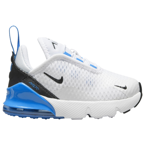 

Boys Nike Nike Air Max 270 - Boys' Toddler Shoe White/Black/Photo Blue Size 04.0