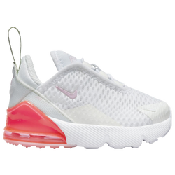 Girls' Infant - Nike Air Max 270 - White/Pink Foam/Honeydew