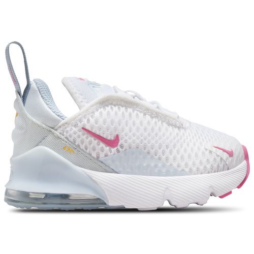 

Nike Boys Nike Air Max 270 RT - Boys' Toddler Running Shoes White/Pinksicle/Blue Tint Size 10.0