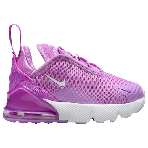 

Nike Boys Nike Air Max 270 - Boys' Toddler Running Shoes White/Rush Fuchsia Size 06.0