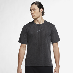 Men's - Nike Pro Dri-FIT NPC ADV Short-Sleeve Top - Black/Iron Gray