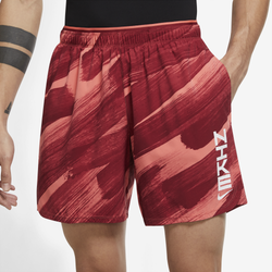 Men's - Nike Dri-FIT SC Woven Short - Pomegranate/White