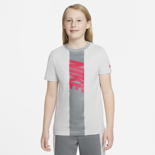 

Boys Nike Nike NSW Amplify SP22 T-Shirt - Boys' Grade School Black/White Size M