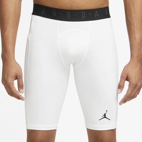 Shop Jordan Mens  Dri-fit Sport Compression Shorts In White/black