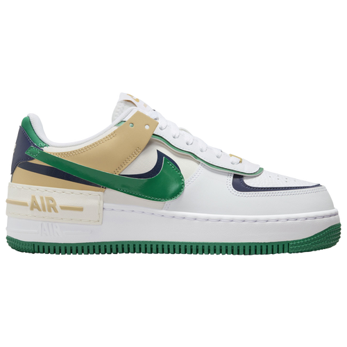 

Nike Womens Nike Air Force 1 Shadow - Womens Basketball Shoes White/Midnight Navy/Malachite Size 5.5