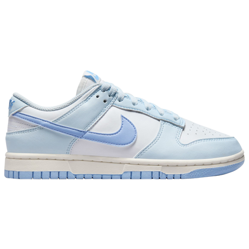 Nike Dunk Low Next Nature "blue Tint" Sneakers In White/volt/blue