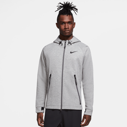 Men's - Nike Pro Therma Fleece Sphere Max Jacket - Iron Gray/Pure/Iron Gray