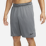 Nike Dri-FIT Knit Shorts 6.0 - Men's Iron Gray/Black