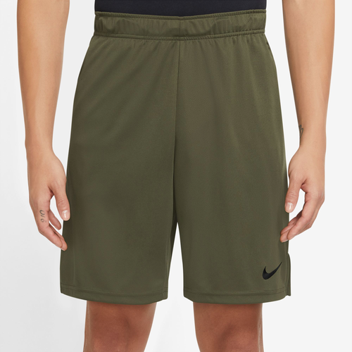 

Nike Mens Nike Dri-FIT Knit Shorts 6.0 - Mens Rough Green/Black Size M
