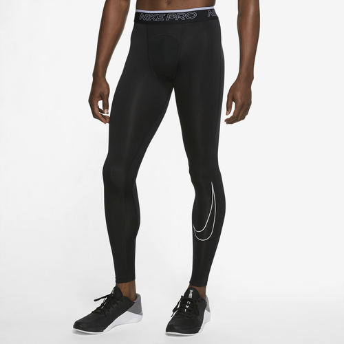 

Nike Mens Nike Pro Dri-FIT Tights - Mens Black/White Size M