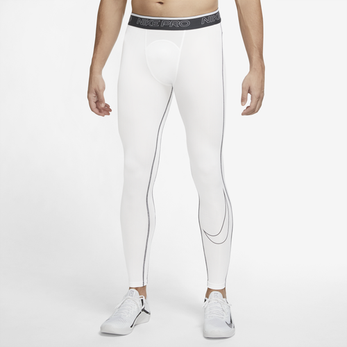 

Nike Mens Nike Pro Dri-FIT Tights - Mens White/Black Size XXL