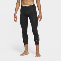 Men's - Nike Pro Dri-FIT 3/4 Tights - Black/White
