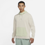 Nike Dri-FIT Q5 Fleece Pullover - Men's Oatmeal Heather/Olive Aura
