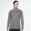 Nike Pro Dri-FIT Slim Long Sleeve Top - Men's Iron Grey/Black