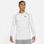 Nike Pro Dri-FIT Slim Long Sleeve Top - Men's White/Black/Black