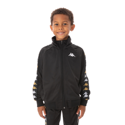 Boys' Grade School - Kappa Annistonin Track Jacket - Black/Black/Black
