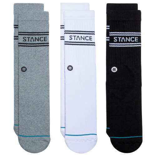 STANCE MENS STANCE BASIC 3 PACK CREW SOCKS,190107456333