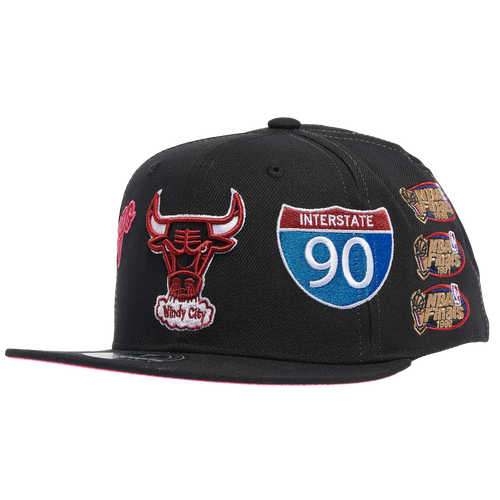 

Mitchell & Ness Chicago Bulls Mitchell & Ness Bulls HL City Fitted Cap - Adult Black Size 7